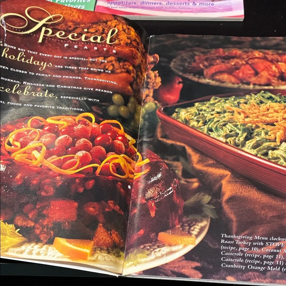 Holiday vintage Recipe cookbook magazine Collection